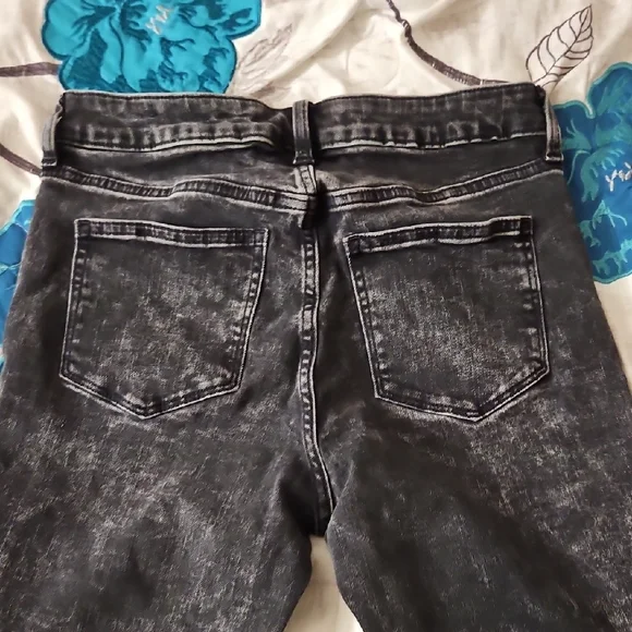 GAP Women's High Rise Seamed Jeggings With Washwell In Gray Love - Picture 4 of 7